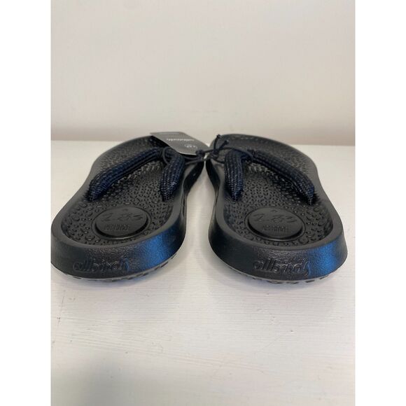 Allbirds Sugar Zeffer Black Flip Flop Sandals Womens 6 NWT - Picture 3 of 5